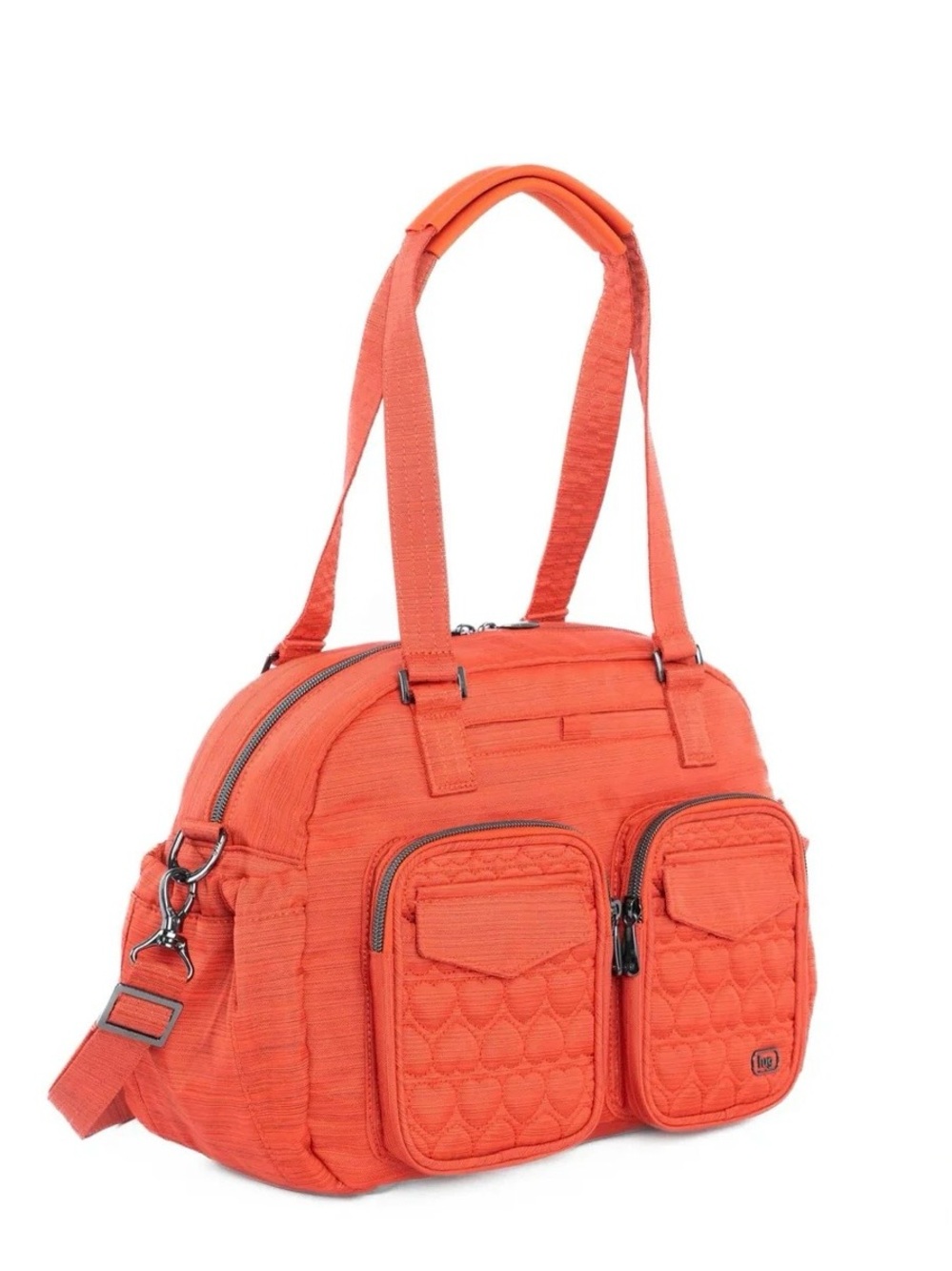 NWT- lug Jumper 2 Carry-All Tote - Papaya - Picture 2 of 4